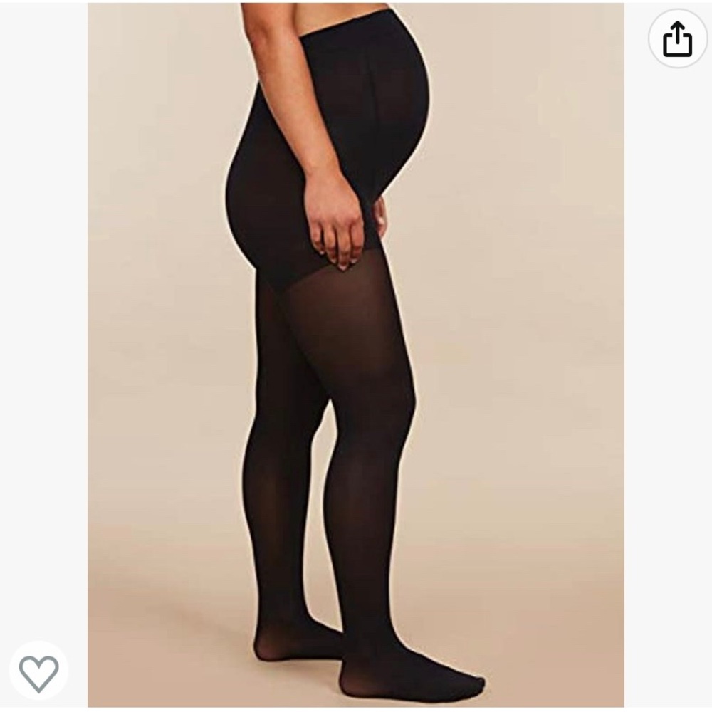 NWT Motherhood Maternity womens Opaque Tights size B